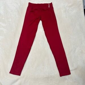 Dfyne Crimson Red Impact Leggings Size Medium